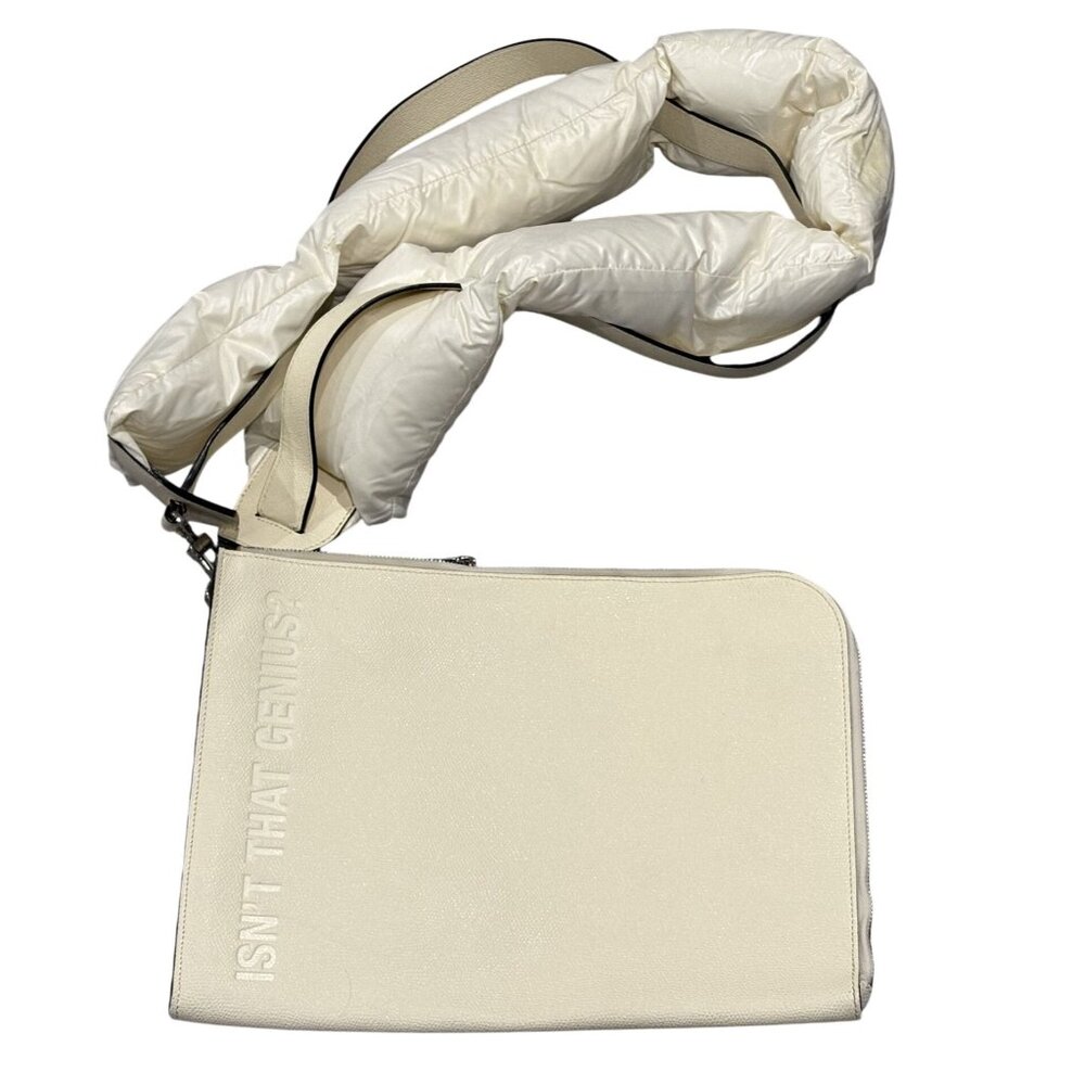 Moncler Genius Moncler 2 1952 x Valextra 2019 Zip Around Clutch With Puffer Hand